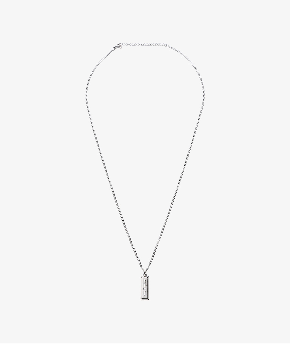 마하그리드(MAHAGRID) SILVER BAR NECKLACE SILVER(MG1JFMAB90A)