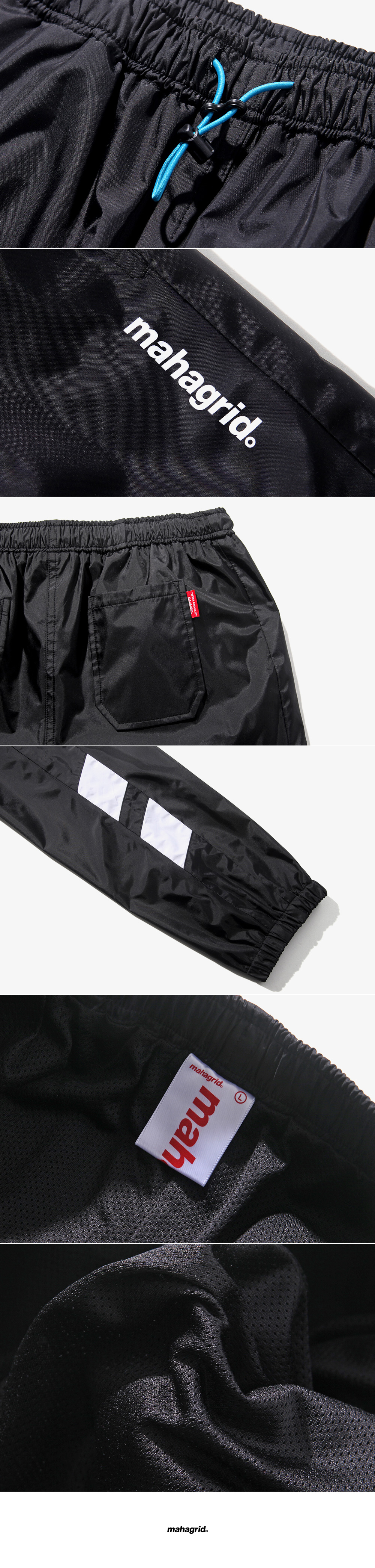 마하그리드(MAHAGRID) MACAN TRACK PANTS BLACK(MG1ISMPA10A)