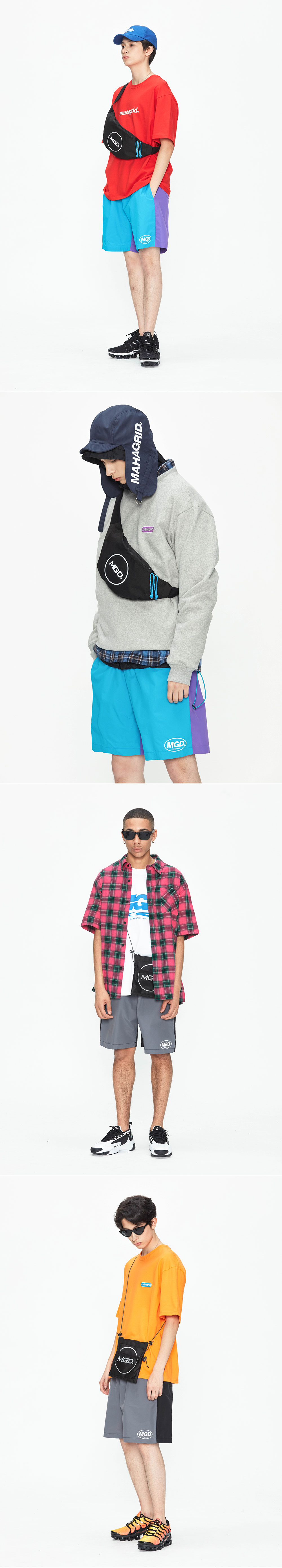 마하그리드(MAHAGRID) COLOR BLOCK SHORTS BLUE (MG1JSMPA71A)