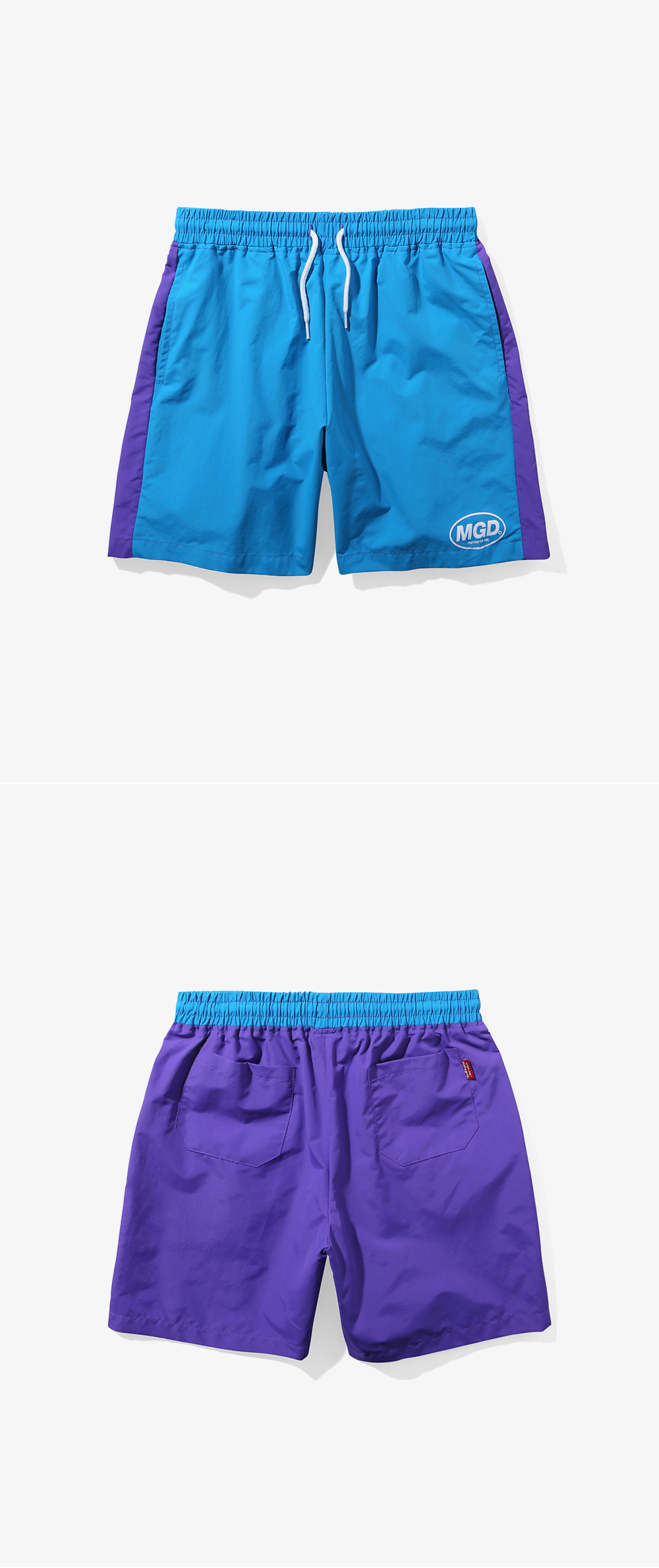 마하그리드(MAHAGRID) COLOR BLOCK SHORTS BLUE (MG1JSMPA71A)