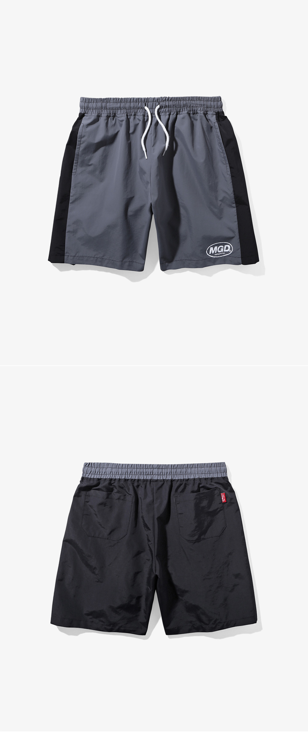 마하그리드(MAHAGRID) COLOR BLOCK SHORTS GREY (MG1JSMPA71A)