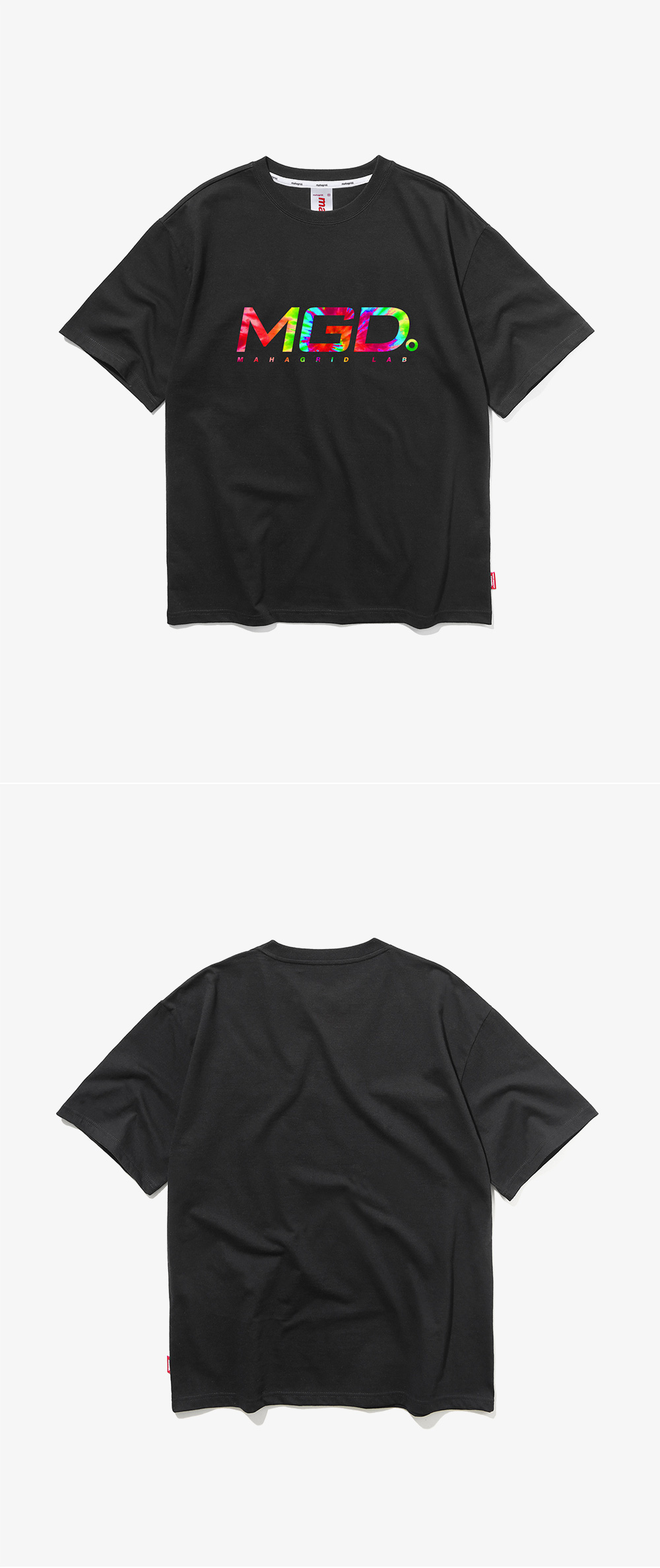 마하그리드(MAHAGRID) TIE DYE TEE BLACK (MG1JMMT509A)
