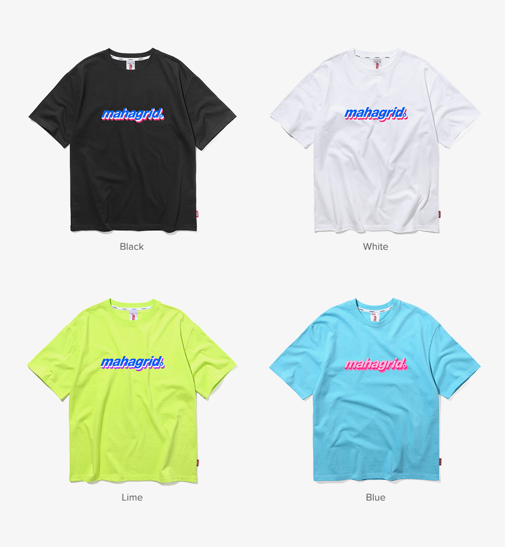 마하그리드(MAHAGRID) SANDWICH LOGO TEE BLACK (MG1JMMT516B)