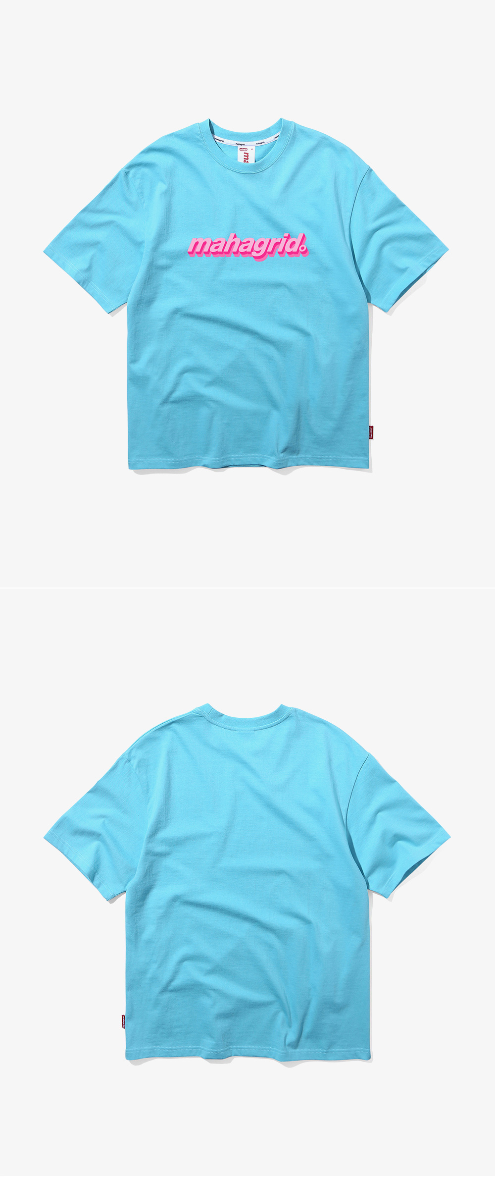 마하그리드(MAHAGRID) SANDWICH LOGO TEE BLUE (MG1JMMT516B)