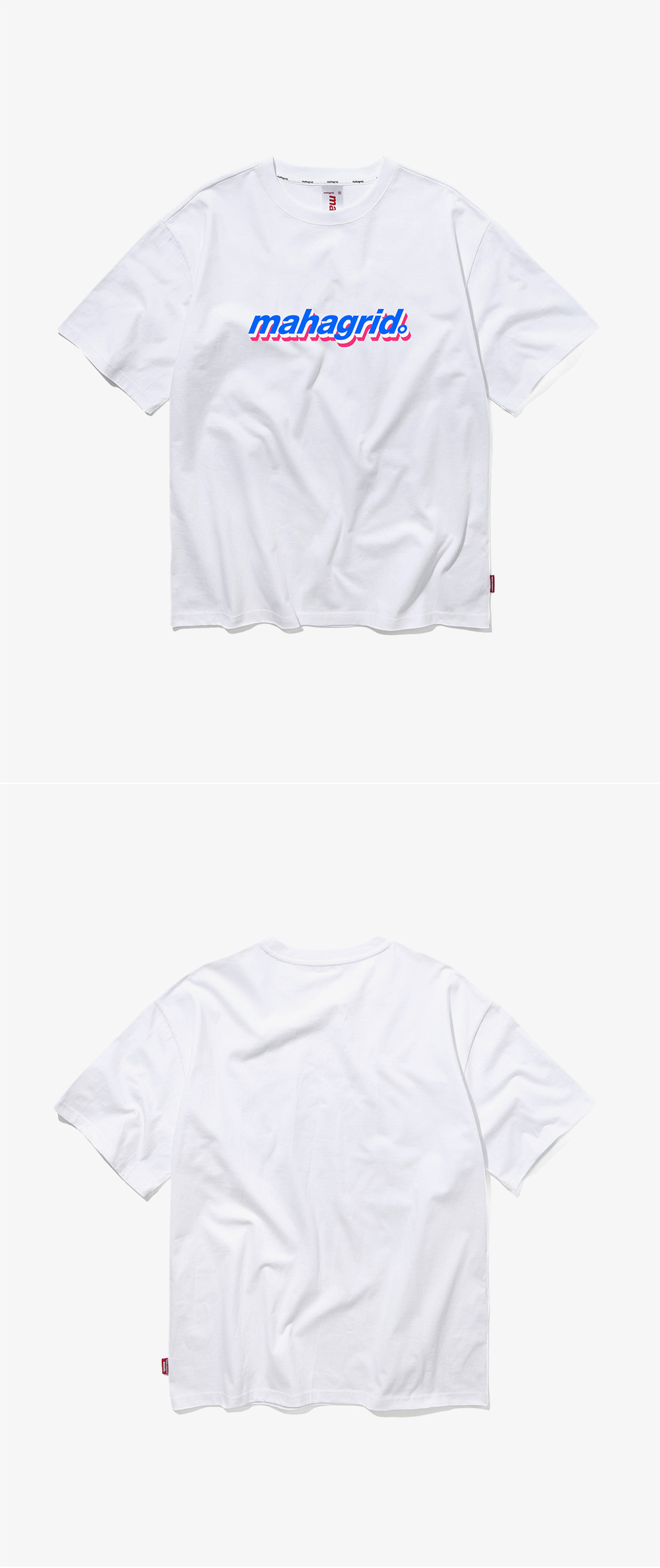 마하그리드(MAHAGRID) SANDWICH LOGO TEE WHITE (MG1JMMT516B)