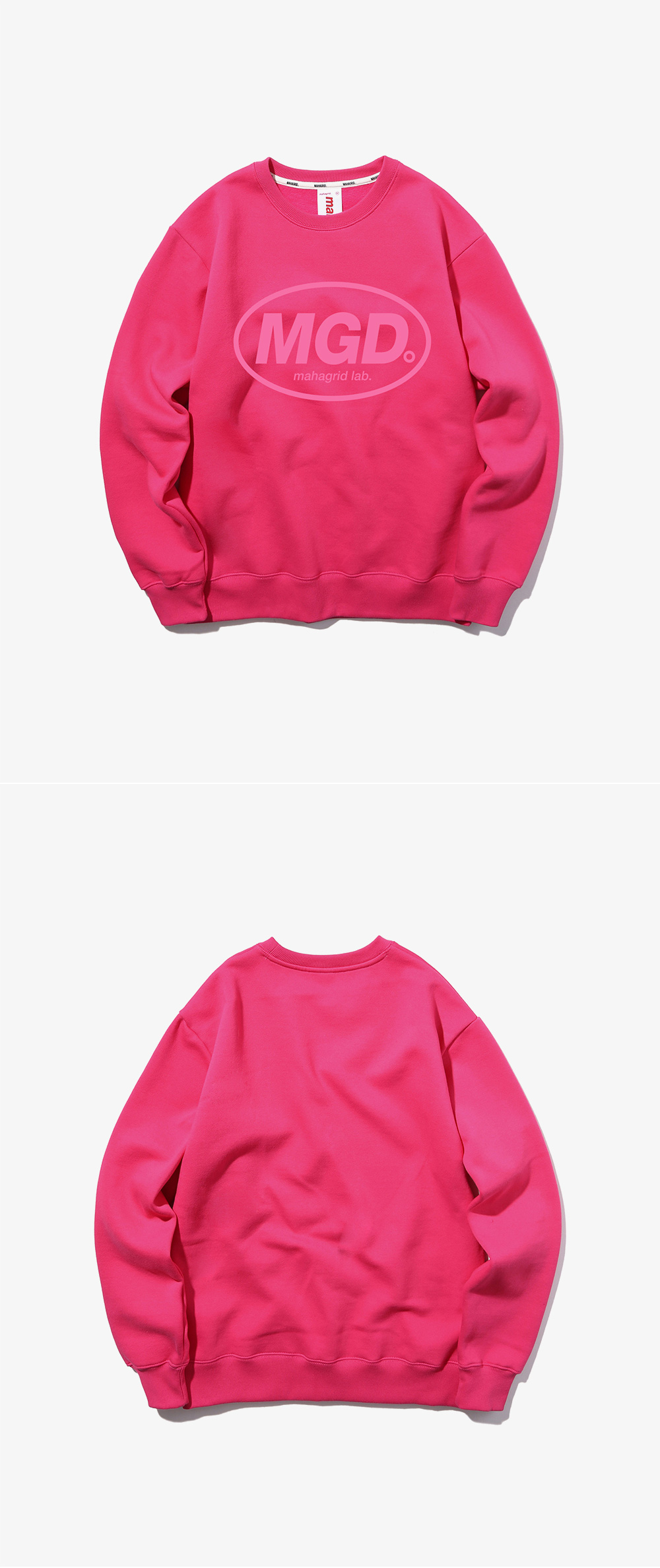 마하그리드(MAHAGRID) MGD CREWNECK PINK(MG1JSMM481A)