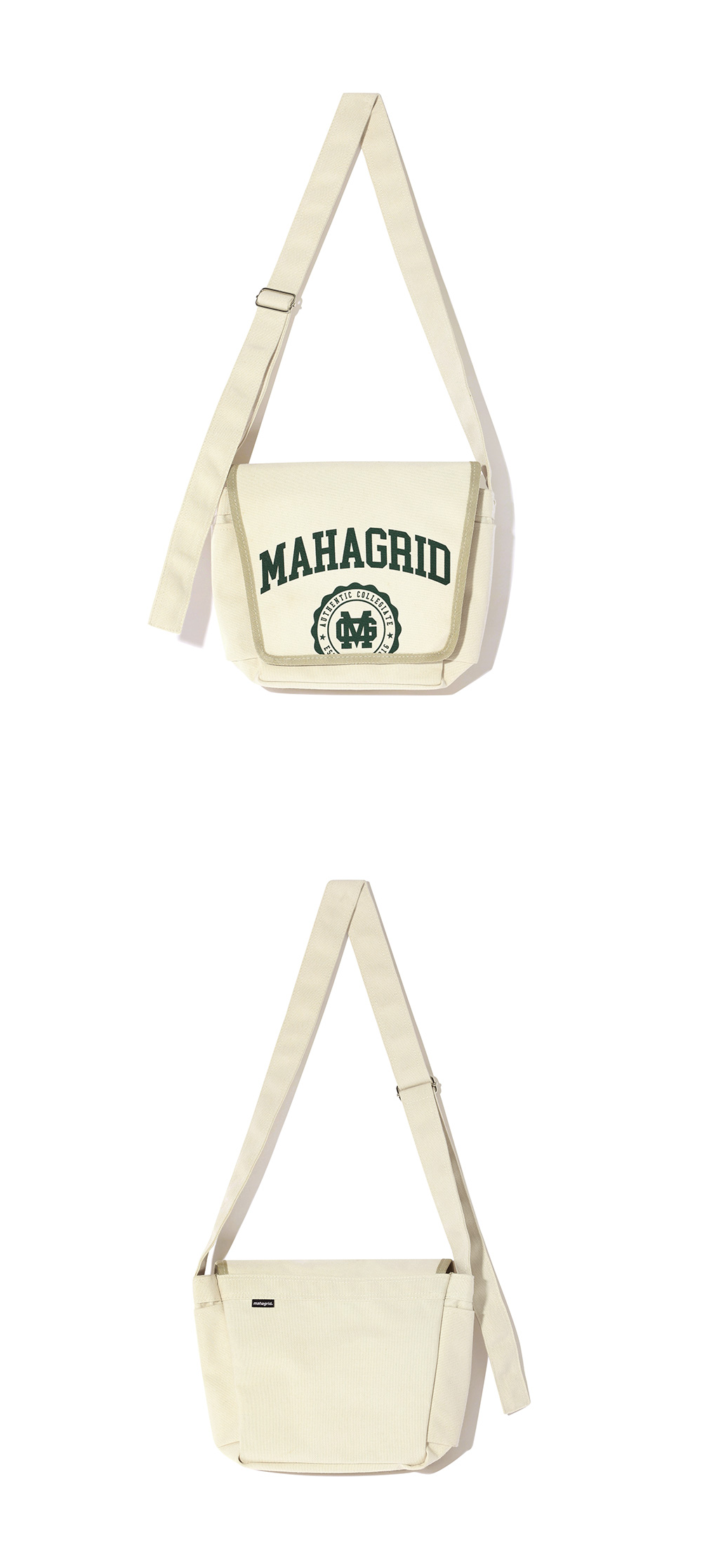 AUTHENTIC MESSENGER BAG[BEIGE] - MAHAGRID