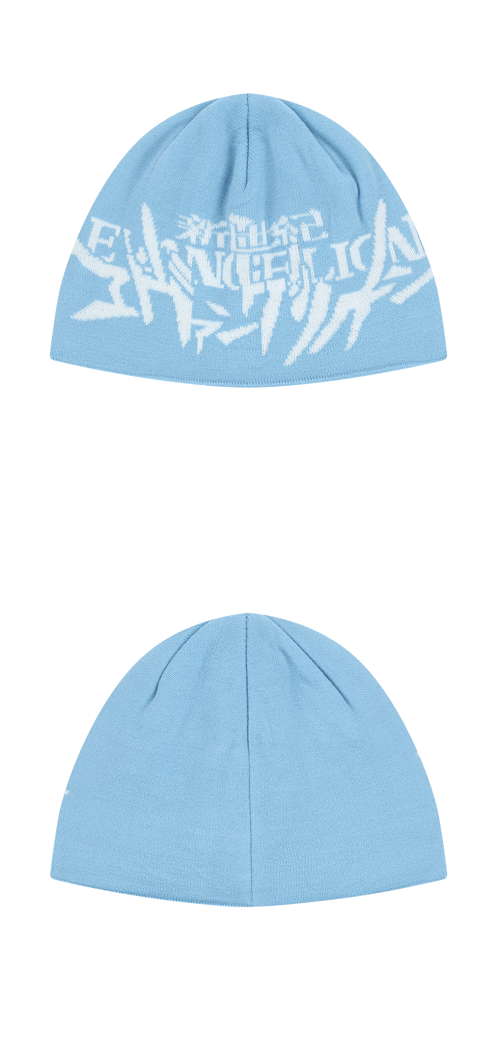 【mahagrid】24FW★ CONTRAST BEANIE MUSINSA | MAHAGRID EVA LOGO BEANIE SKYBLUE(MG2EMMAB32C)