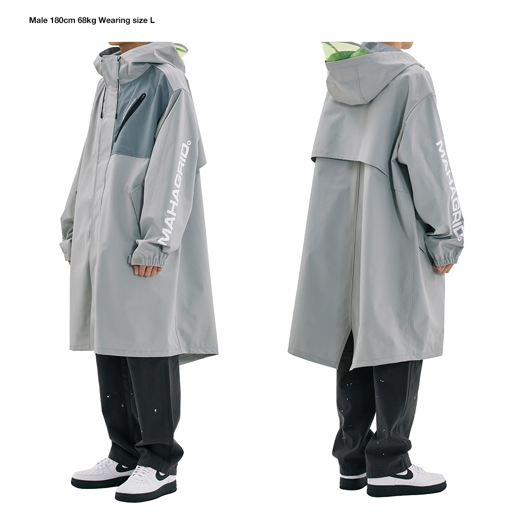 格安即決 Mahagrid 3 Layer Fishtail Parka Grey Mg2bsmc850a 最先端 Www conkollam Org