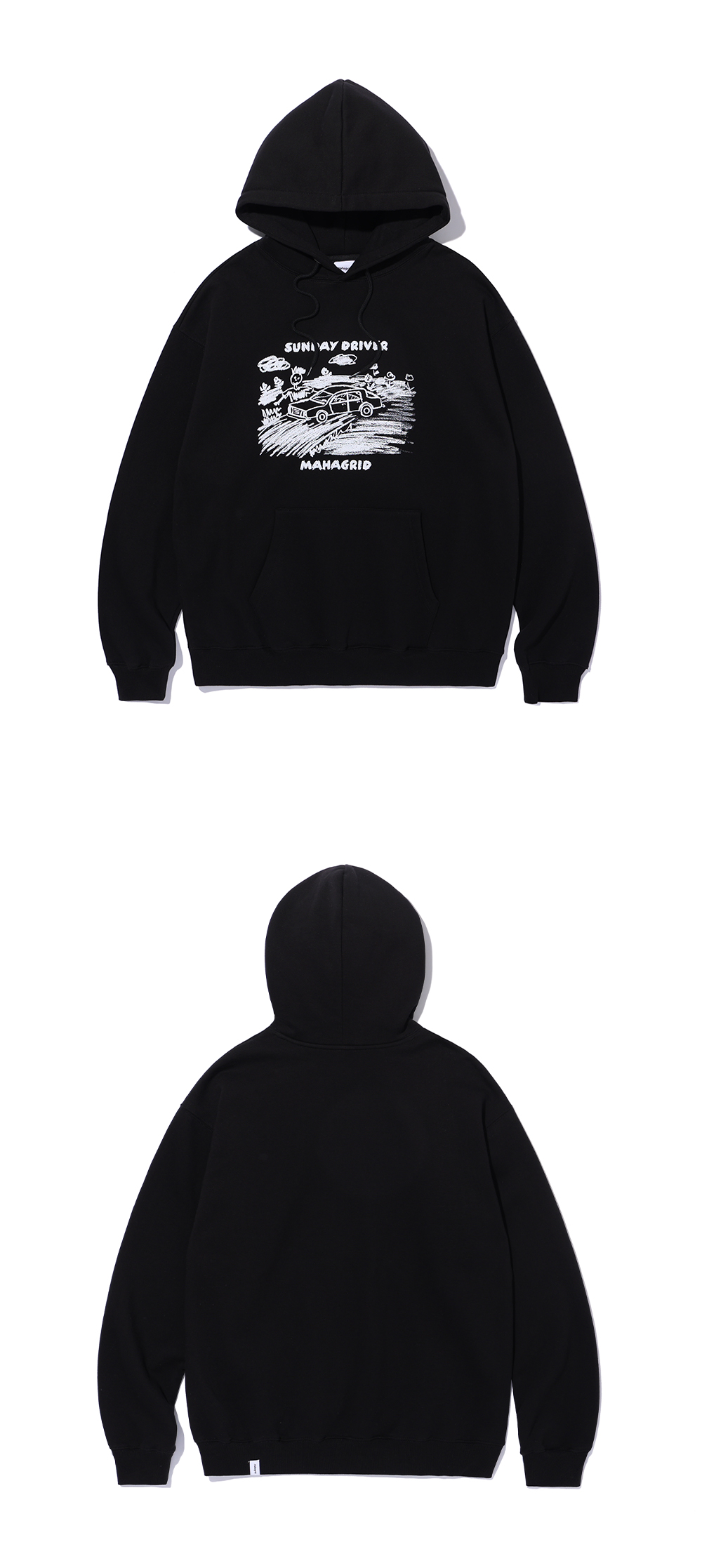 SUNDAY DRIVER HOODIE[BLACK] - MAHAGRID