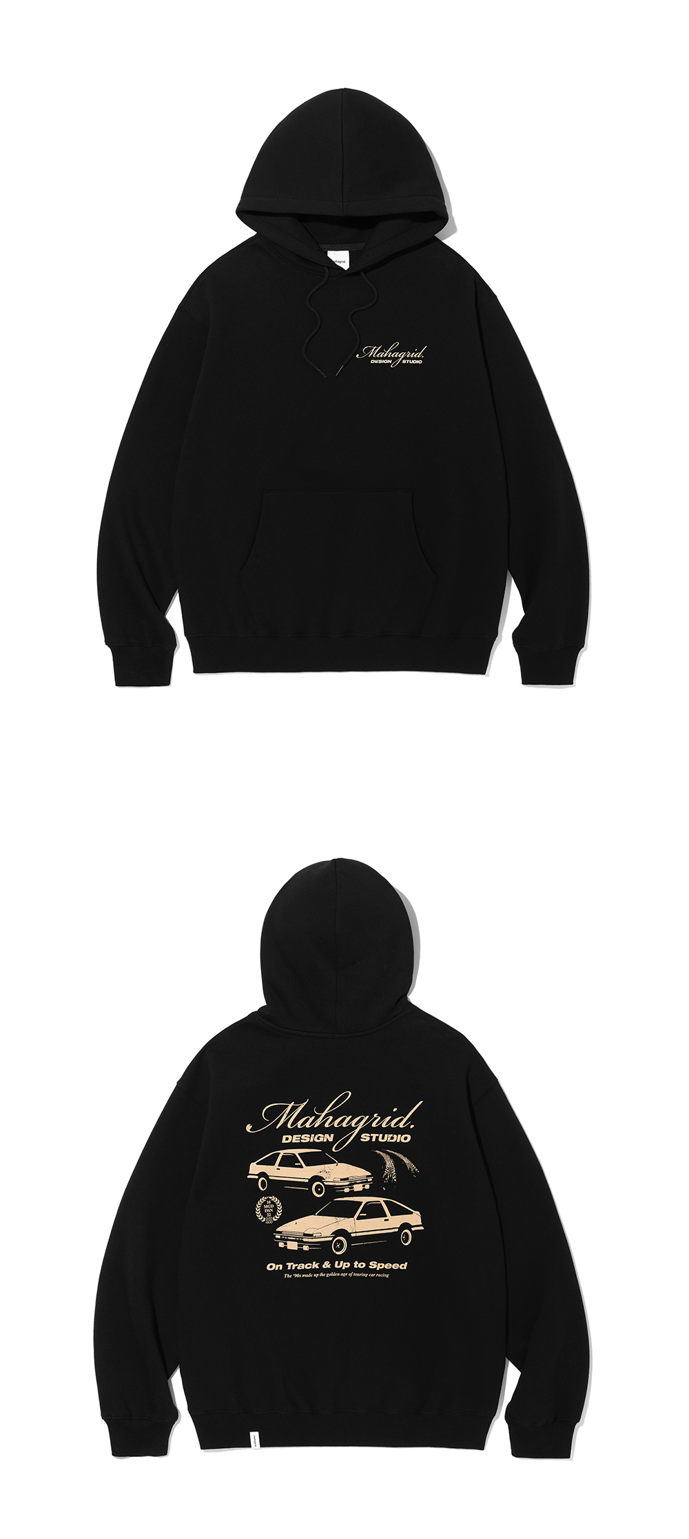 TOURING CAR HOODIE[BLACK] - MAHAGRID