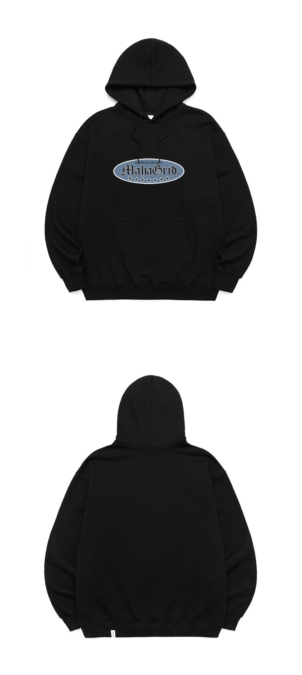 【mahagrid】22SS★ GOTHIC OVAL LOGO HOODIE MUSINSA | MAHAGRID GOTHIC OVAL LOGO HOODIE BLACK(MG2CSMM402A)
