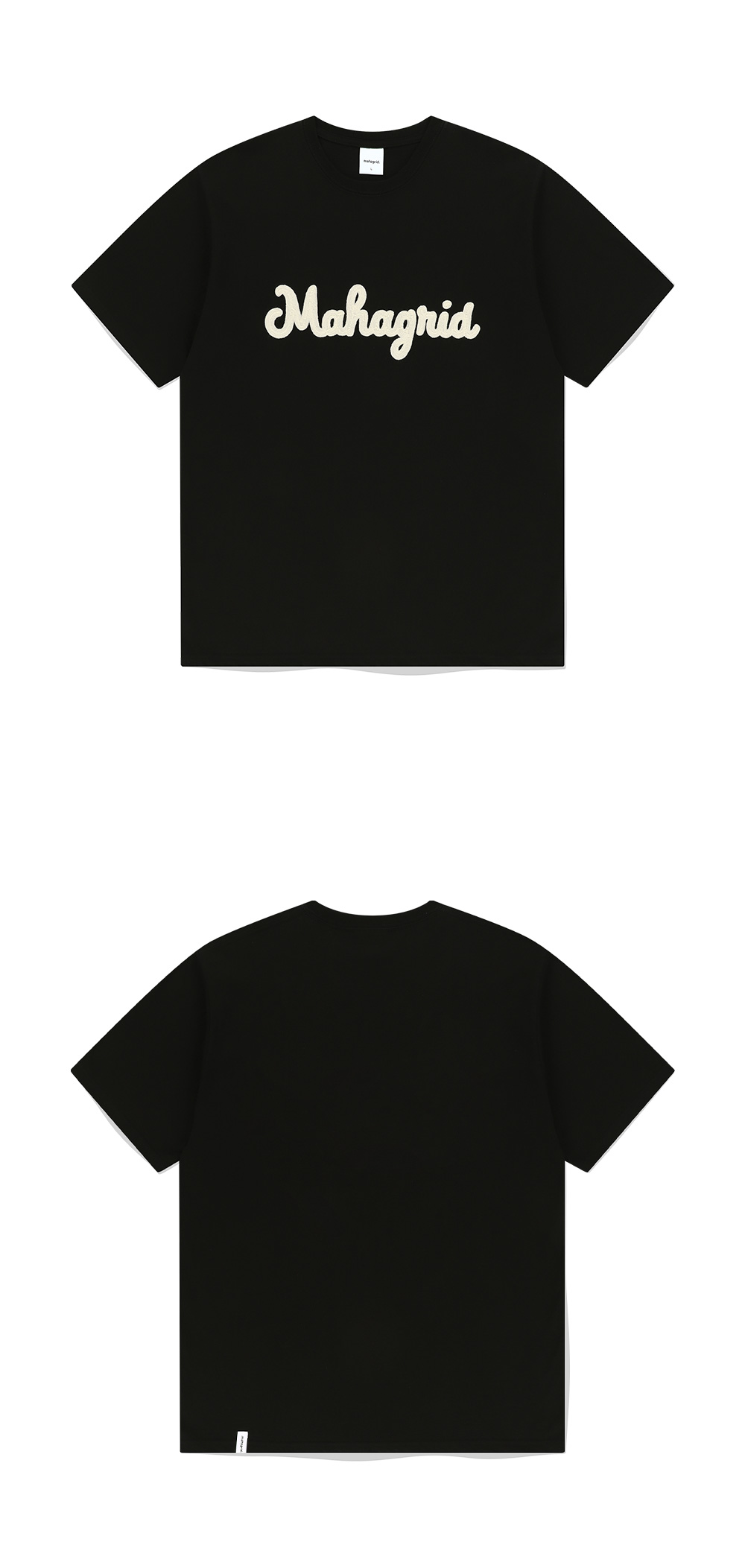預訂｜MAHAGRID CURLY LOGO CHAIN STITCH TEE (2 COLOR)