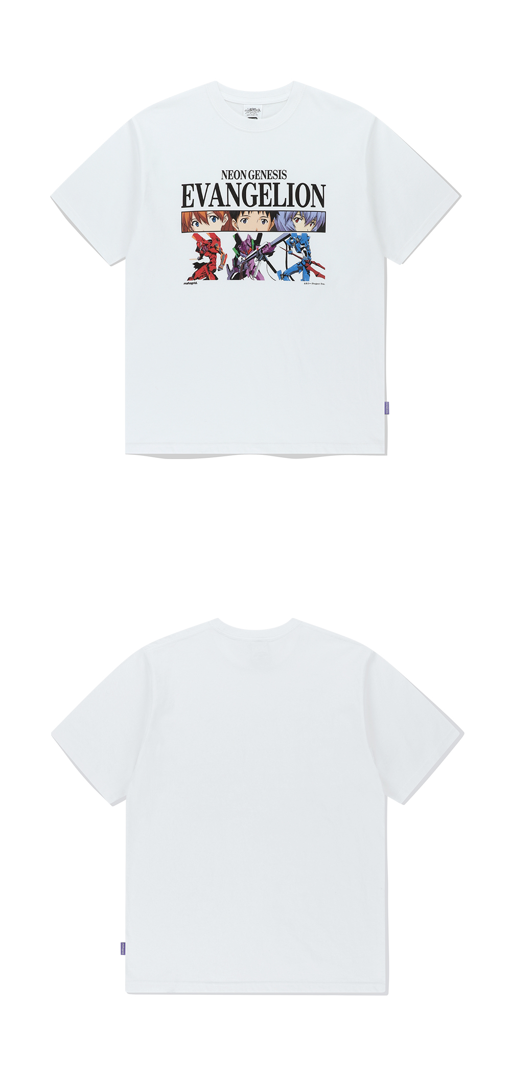 [ MAHAGRID]★韓国人気★NEON GENESIS TEE MUSINSA公式 | MAHAGRID NEON GENESIS TEE WHITE(MG2EMMT506C)