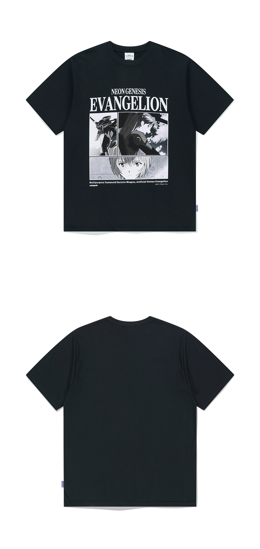 MUSINSA公式 | MAHAGRID EVA POSTER TEE BLACK(MG2EMMT519C)